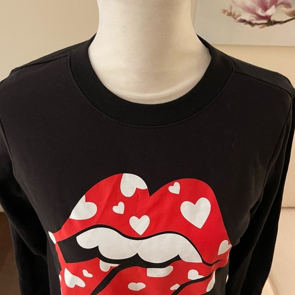 Rolling Stones Hearts Graphic Sweatshirt - Picture 4 of 16